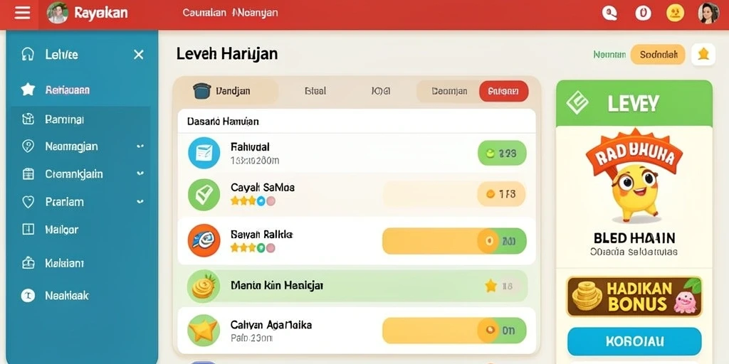 Grafis permainan yang memukau dan berwarna.