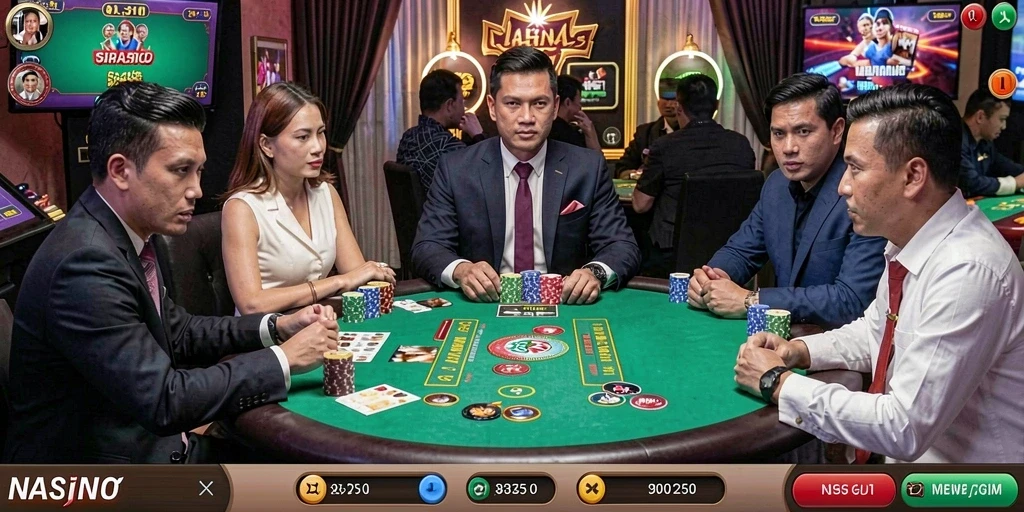 Tampilan dunia permainan yang kaya dan detail.