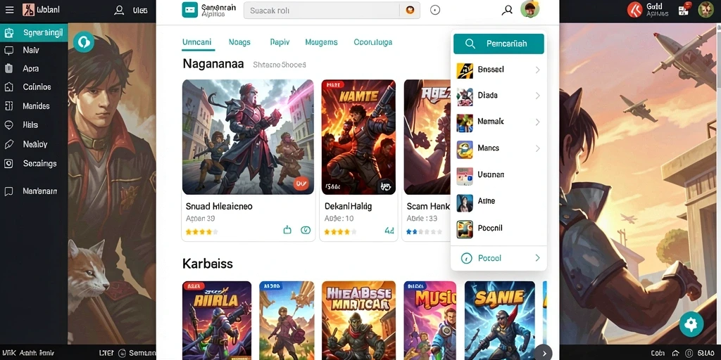 Fitur leaderboard untuk bersaing dengan pemain lain.